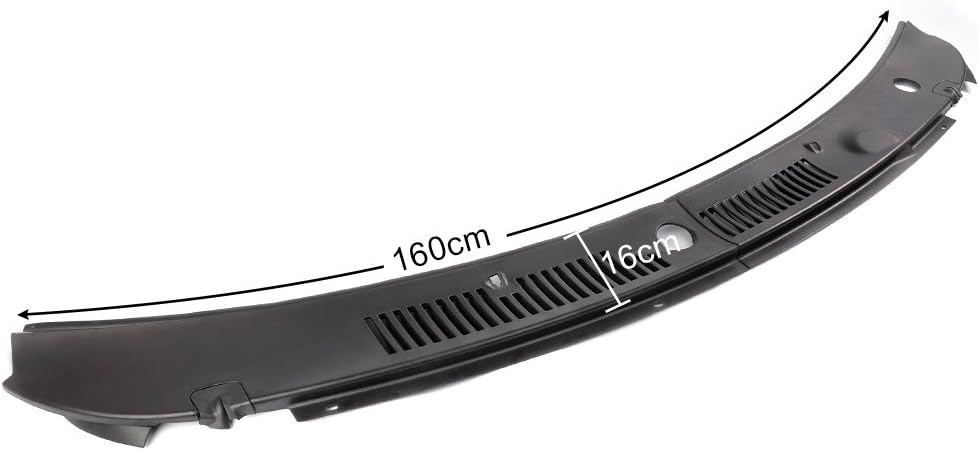 New 2-Piece Windshield Wiper Cowl Vent Grille Panel Hood Assembly Compatible For Ford Mustang 1999-2004 Pack of 2