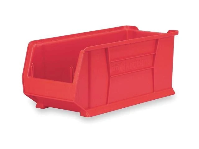 AkroMils Multipurpose Plastic Stack Storage Akro Bin Red 4pk - 29.87x 11x 10 30292RED