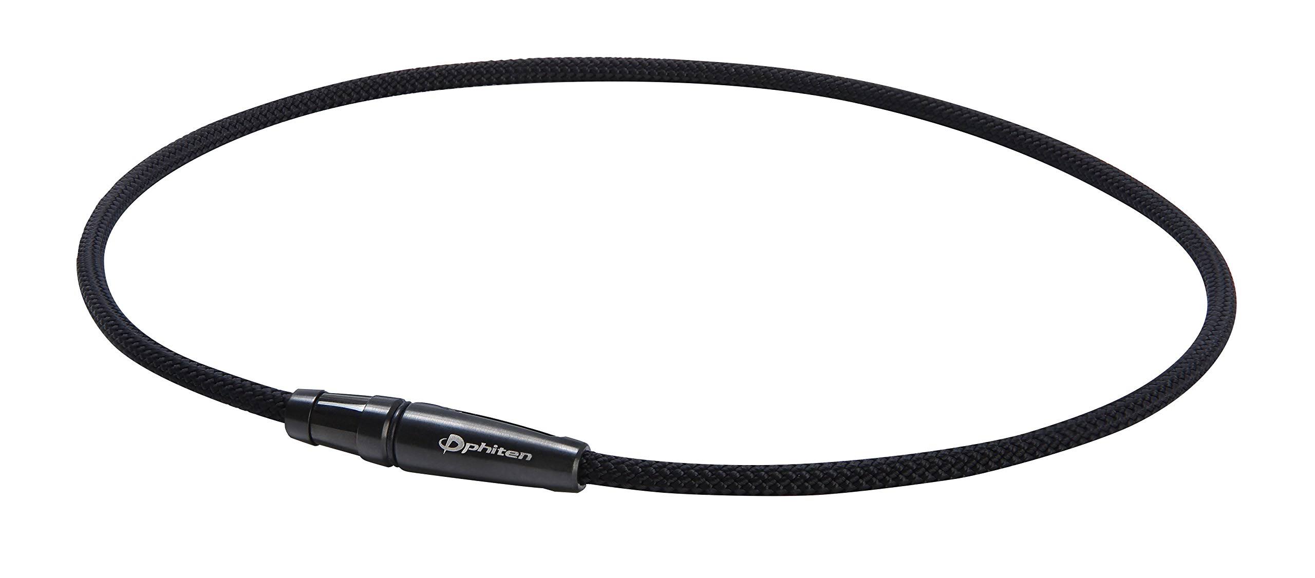 Phiten RAKUWA Neck X100 Leash Model Black 50cm 0209TG230153 #N