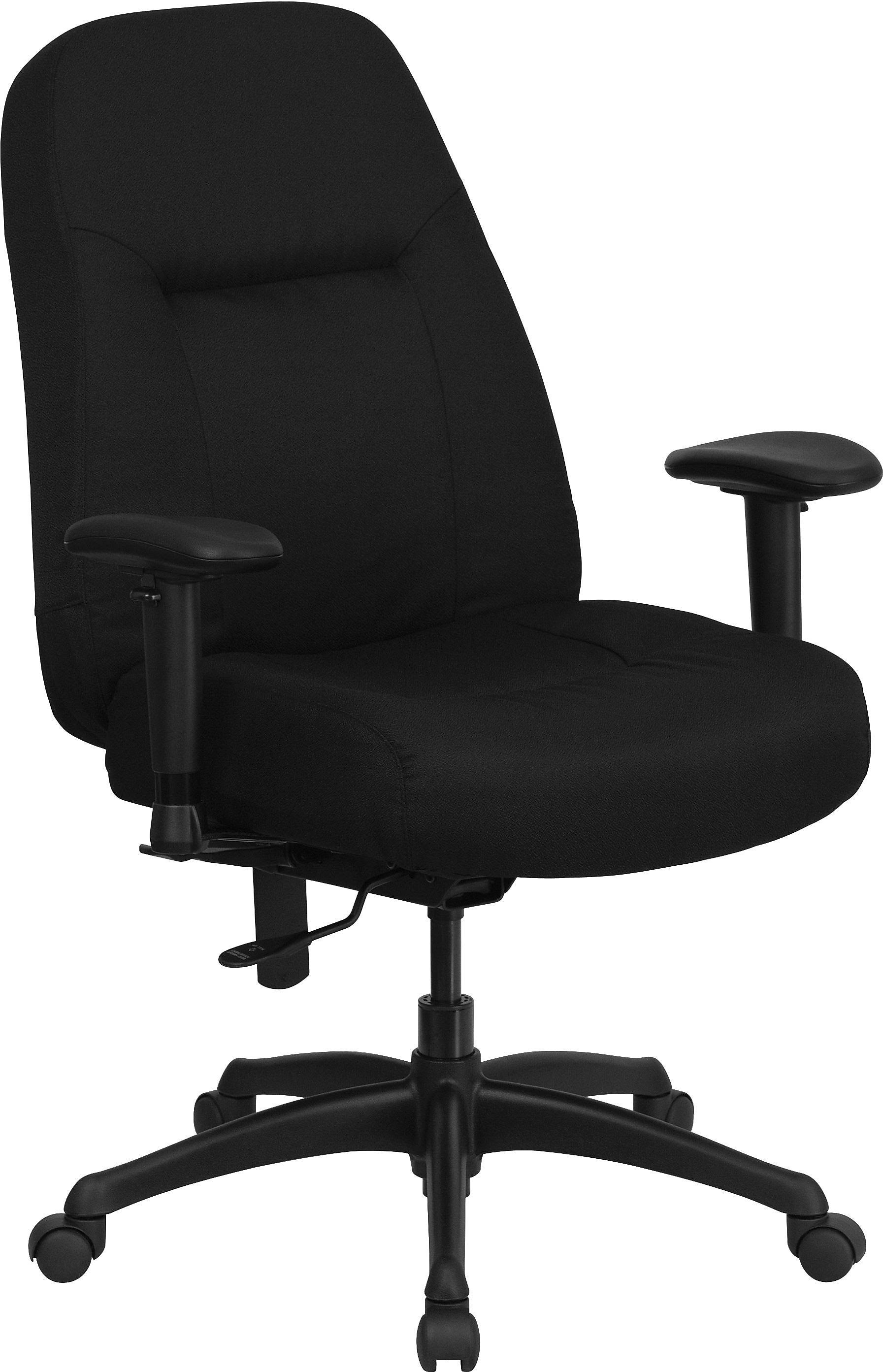 Hercules Series 400 lb. Capacity High Back Big u0026 Tall Black Fabric Office Chair
