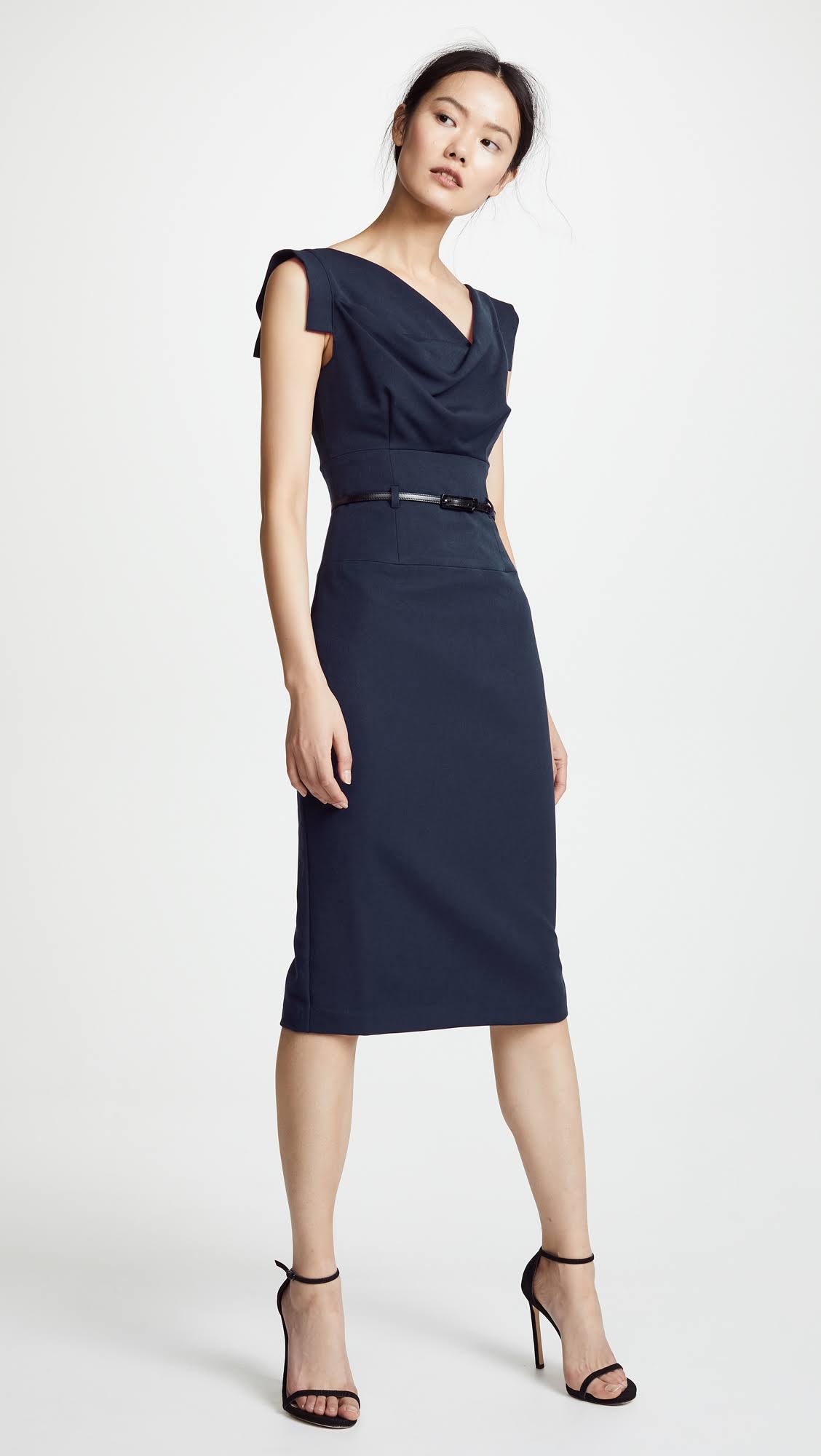 Black Halo Jackie Sheath Dress - 8 / Eclipse