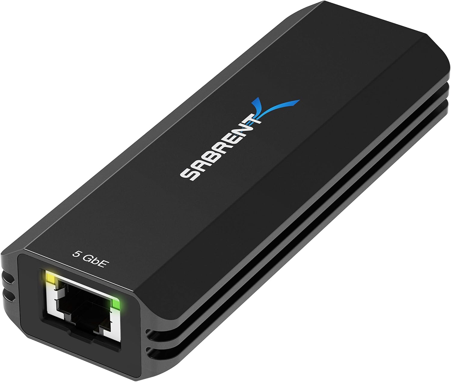 Sabrent USB Type-A or Type-C to 5-Gigabit Ethernet Adapter [10/100/1000/2500/5000 Mbps] (NT-SS5G) Pack of 2