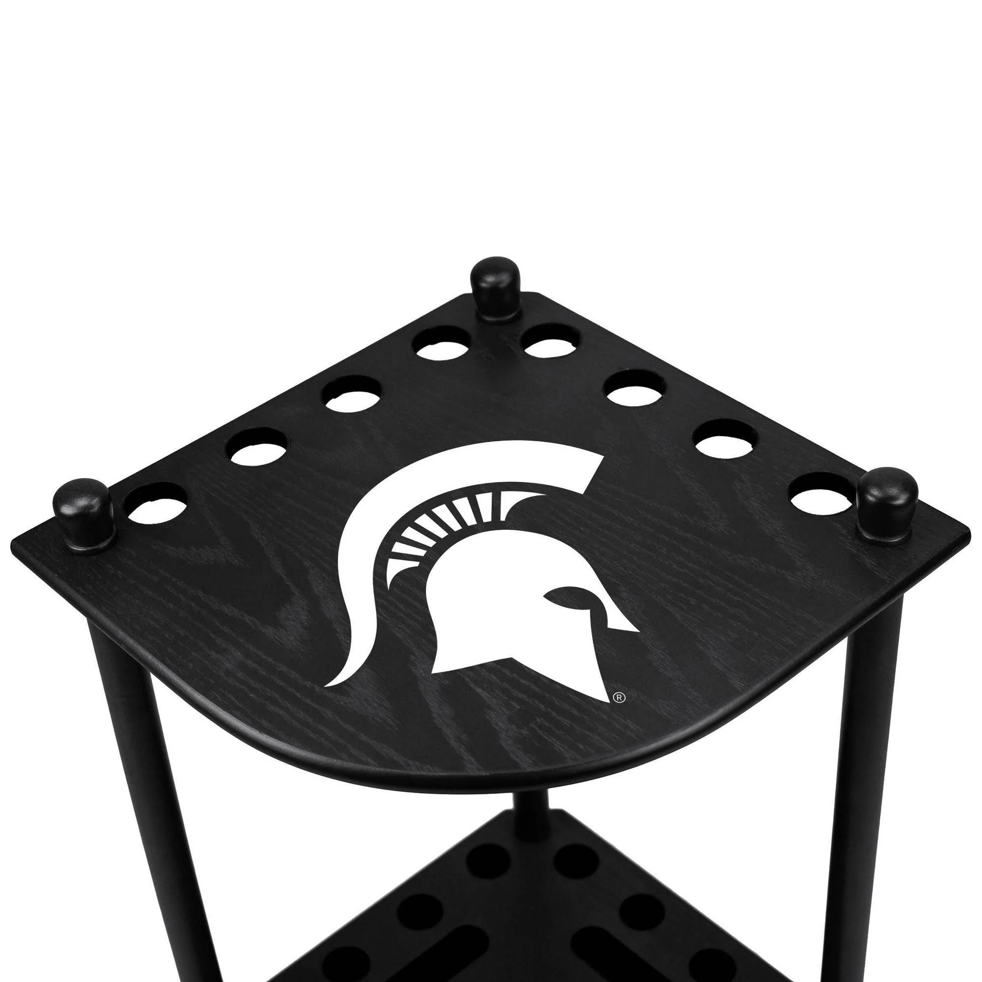 Imperial Michigan State Corner Cue Rack