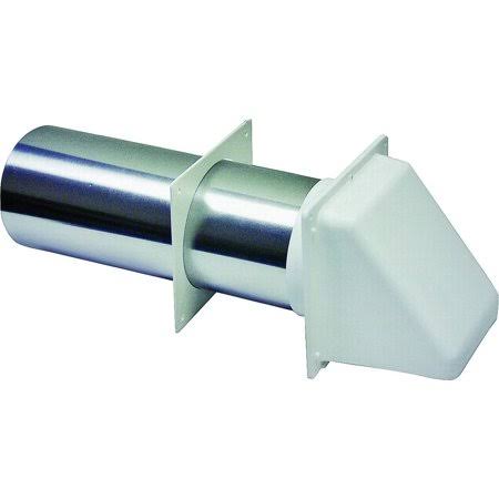 Lambro 209W Dryer Vent Hood Plastic Preferred 4 Inch(pack of 2)