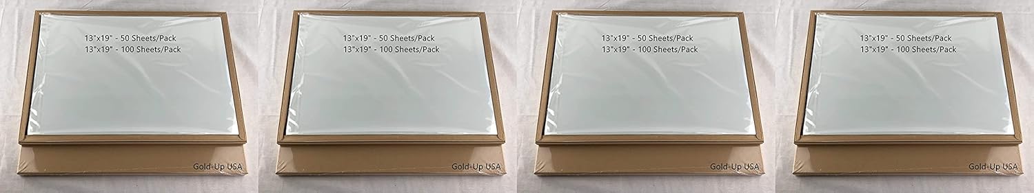 13 x 19 Inch Waterproof Inkjet Transparency Film for Silk Screen Printing - 1 Pack (100 Sheets)