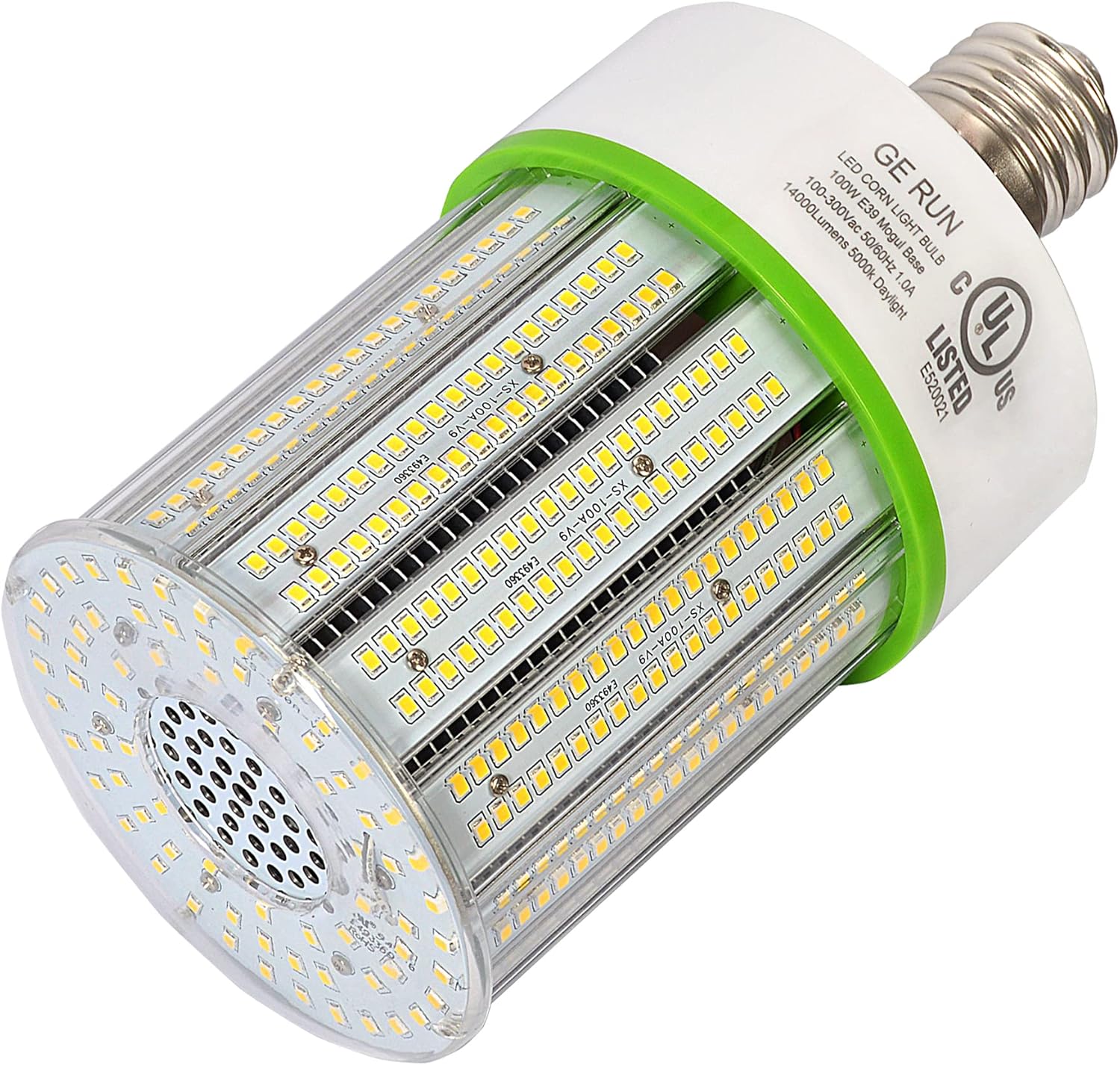 100W E39 Mogul Base LED Bulbs, LED Corn Cob Light Bulb 5000K Daylight 14000Lumen, Replacement 400Watt Fixtures HID/HPS/Metal Halide or CFL,UL Listed… Pack of 2