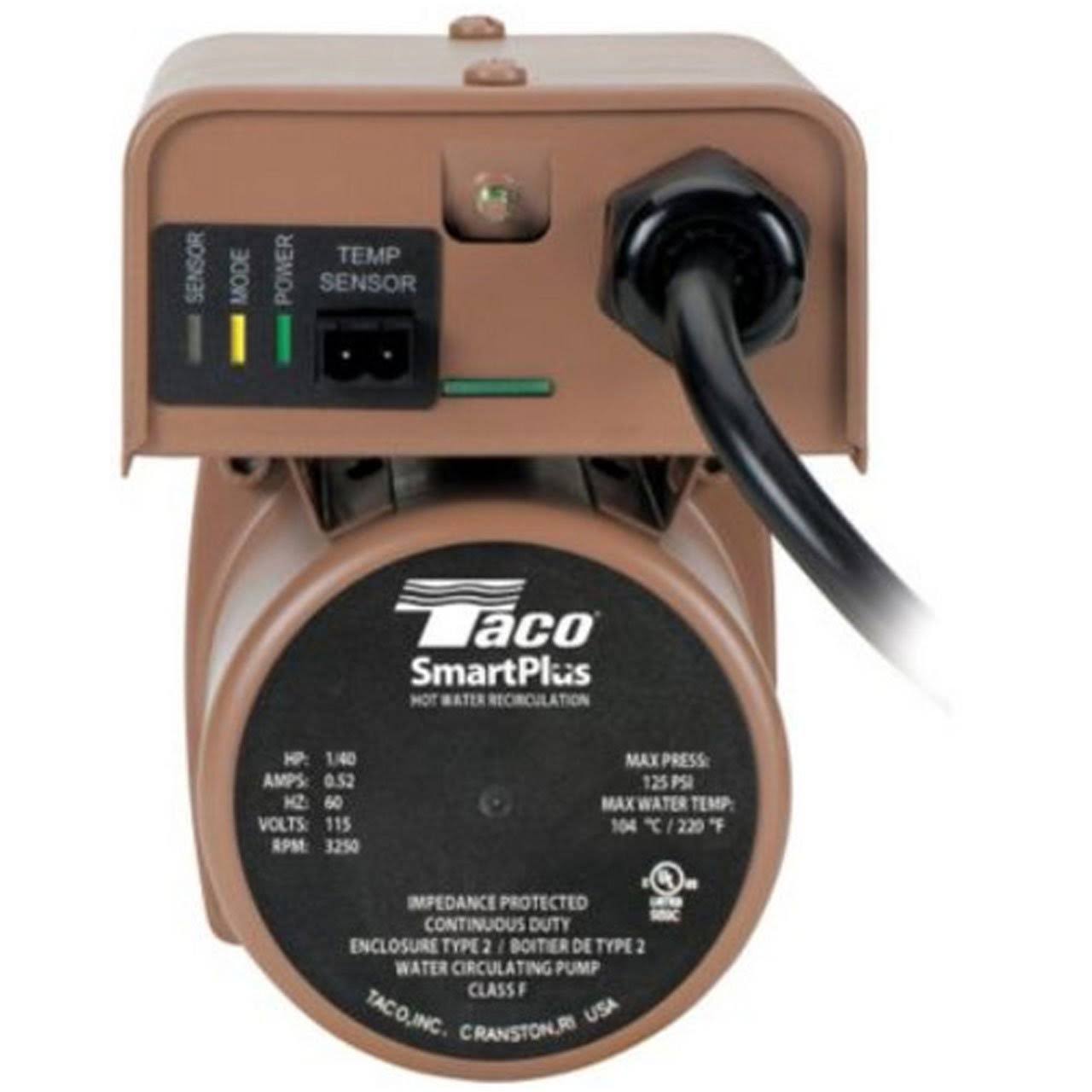 Taco 006-IQBC7-1IFC 006 Bronze Smart Plus w/ IFC, 1/2-Inch Sweat, 1/40 HP