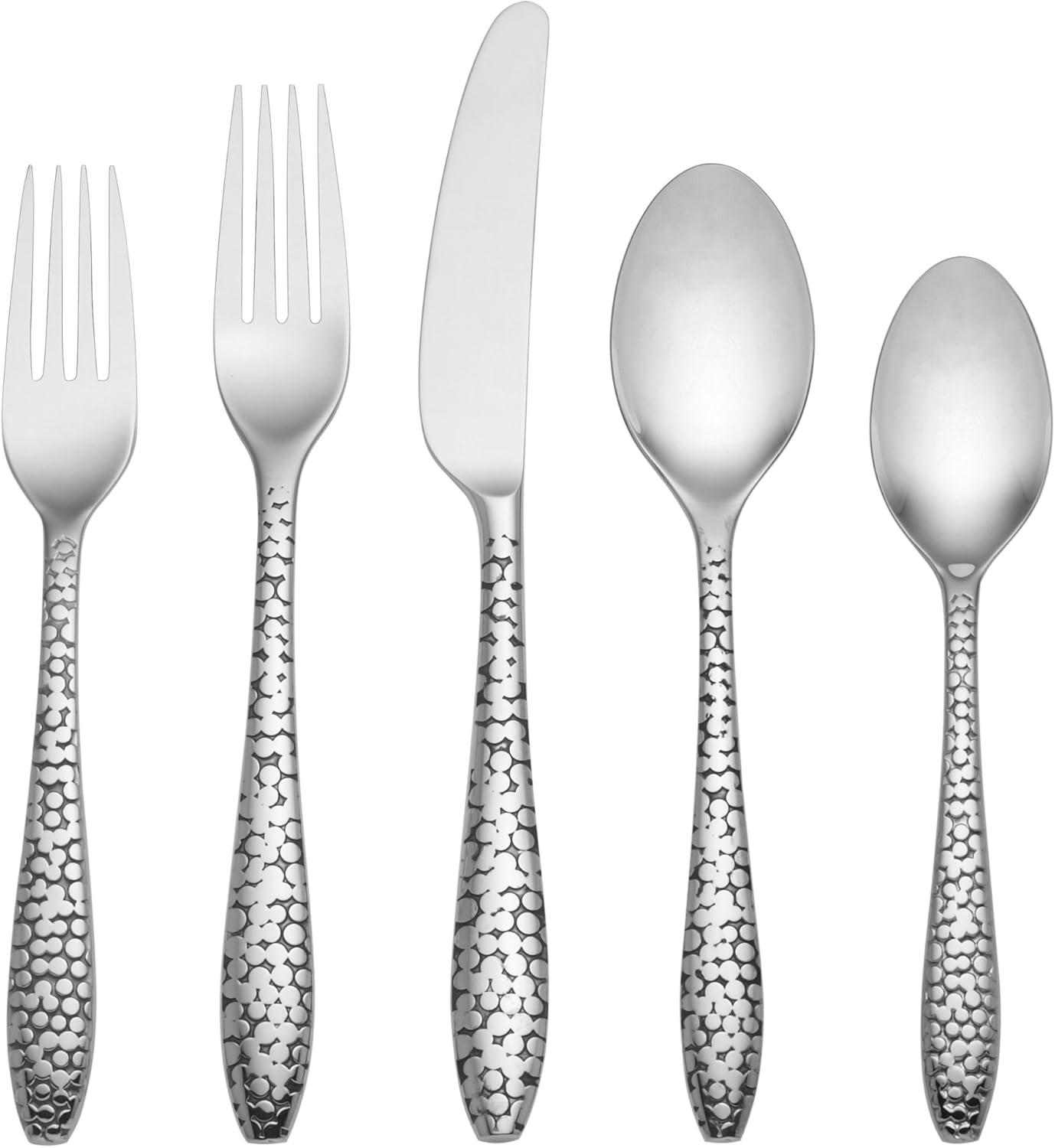 Lenox 5 Piece Donna Karan Abstract Spheres FW Set, Metallic Pack of 2