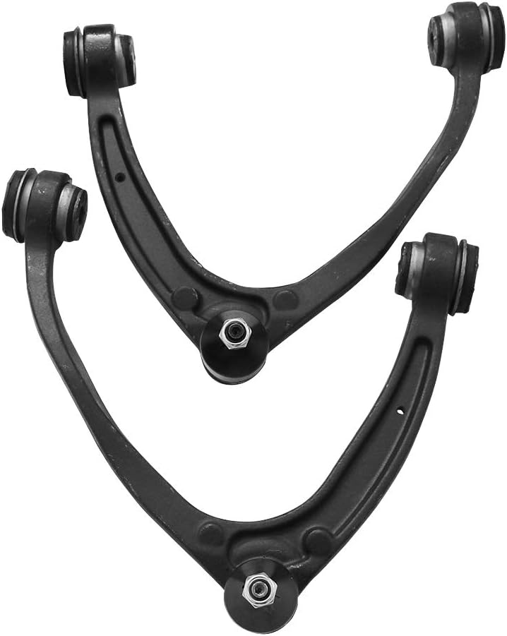 Titaniarm 2PCS Pair Front Left & Right Upper Control Arms w/Ball Joint fits for Cadillac Escalade;Avalanche;Silverado 1500;Suburban 1500;Tahoe;GMC Sierra 1500;GMC Yukon Base; GMC Yukon XL1500