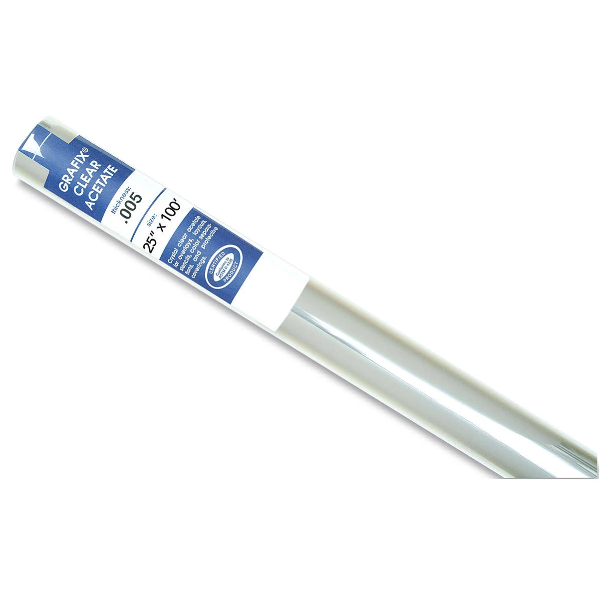 Grafix Clear Acetate - 25x22 x 100 ft x .005