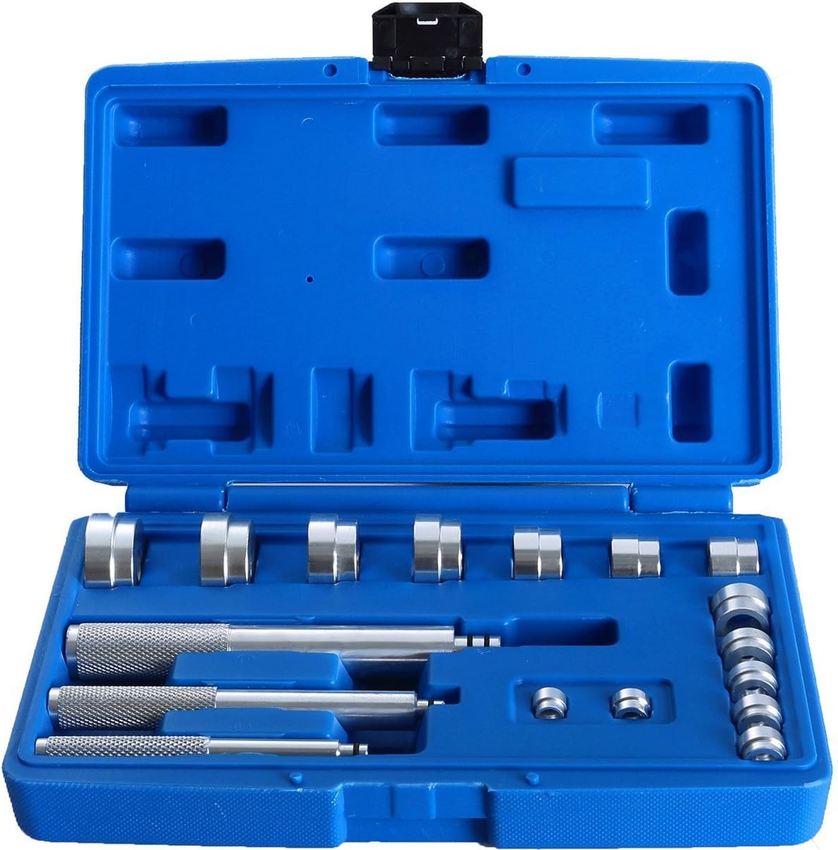 DASBET 17PCS Auto Bearing Race Seal Driver Disc Tool Master Set Wheel Axle Bushing