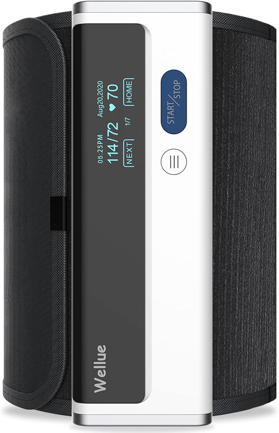 Wellue BP2A Smart Blood Pressure Monitor - Wireless Uppr Arm Cuff Bluetooth BP Machine with Onepiece Design , Stores Historical Data and Connects Easily to The APP for iOS & Android