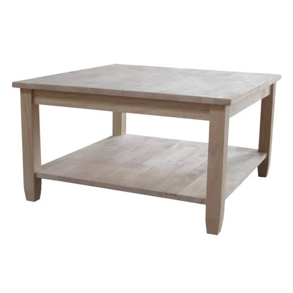 Beachcrest Home Cosgrave Square Coffee Table - Beige