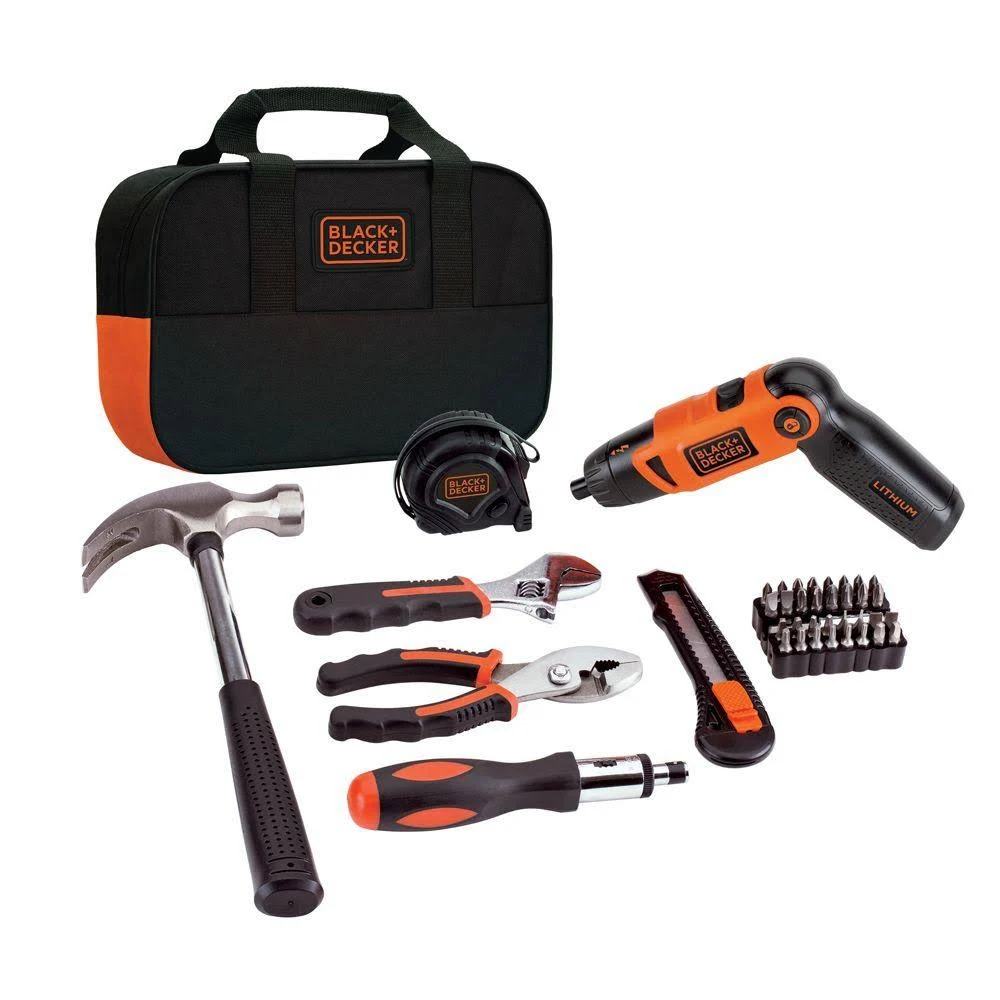 Black u0026 Decker 41-Piece Lithium-Ion Project Kit, 3.6 V