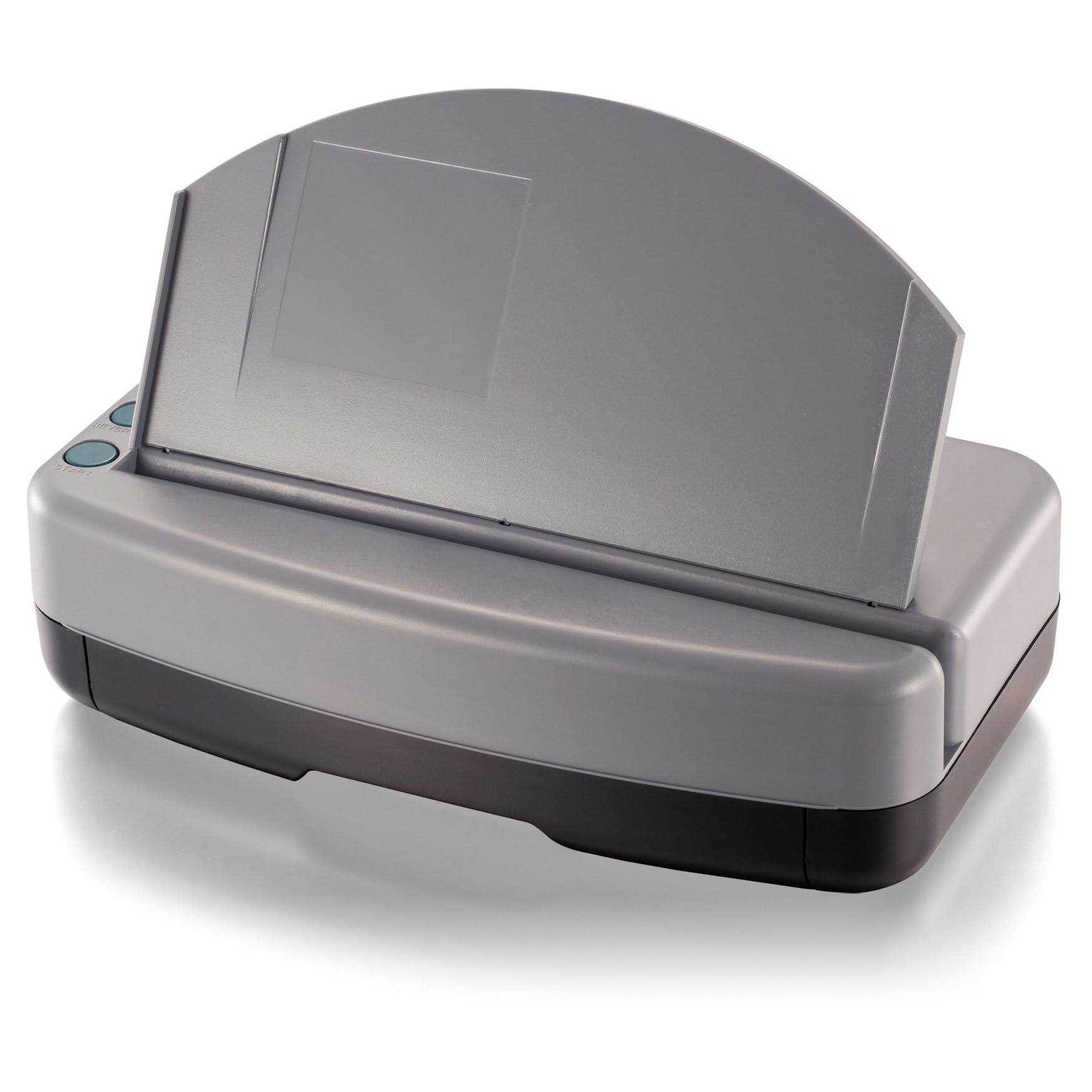 Officemate Heavy-Duty 3-Hole Electric Eco-Punch 30 Sheet Capacity Black Gray Green 90110