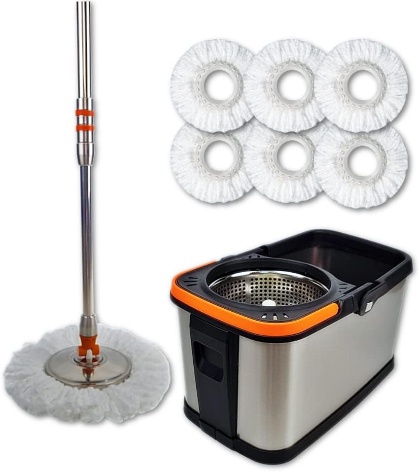 CLEAN PERCENT Spin Mop Pack of 2