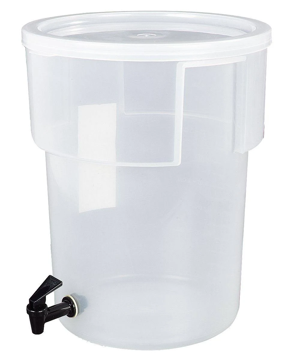 Carlisle 220930 Beverage Dispenser,Round,5 Gal,black