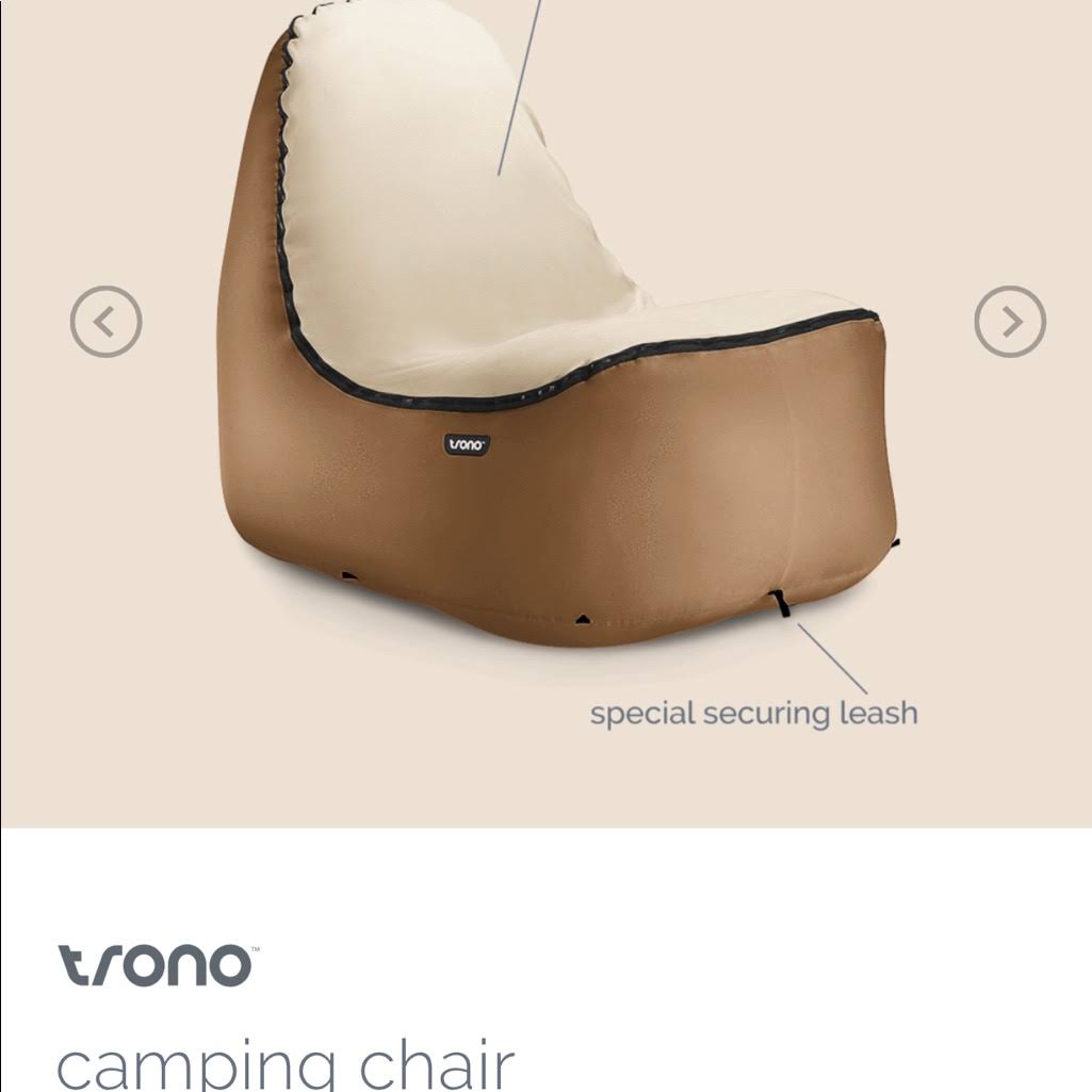 Trono Inflatable Lounge Chair w/No-Strain Back Support | Don&rsquo;t Settle