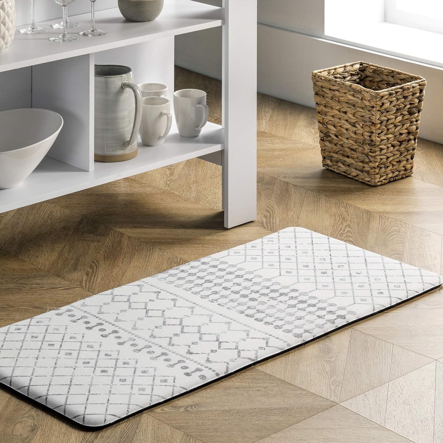 nuLOOM Moroccan Anti Fatigue Kitchen or Laundry Room Comfort Mat, 20
