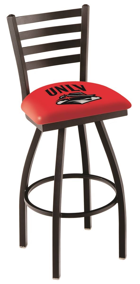 UNLV Rebels HBS Red Ladder Back High Top Swivel Bar Stool Seat Chair (30x22)