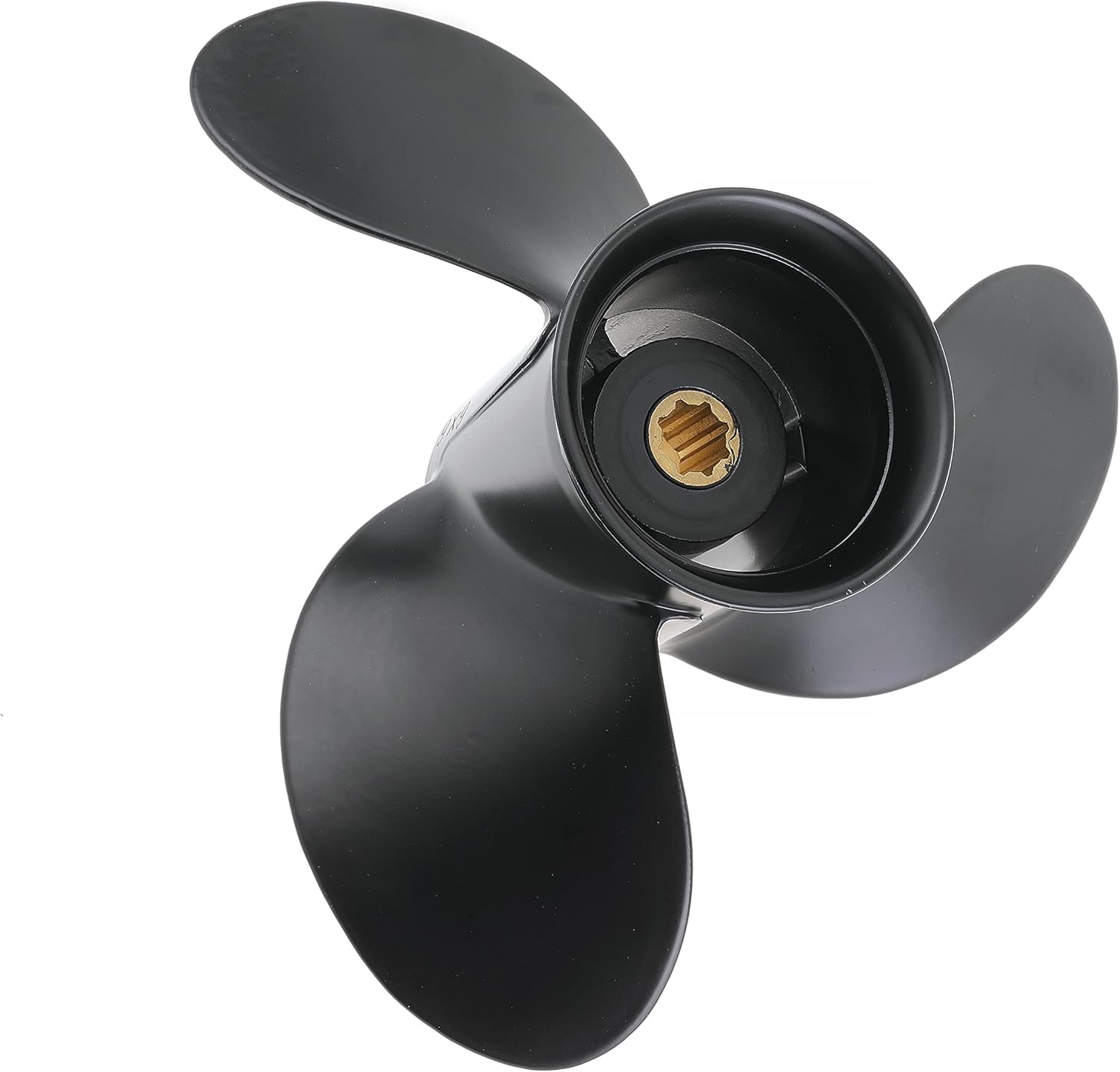 WLFINKMO Replace 48-828156A12 Outboard Propeller 9 x 9 for Mercury for Marine Engines 6HP 8HP 9.9HP 10HP 15HP 8 Spline Tooth, 2-1/2