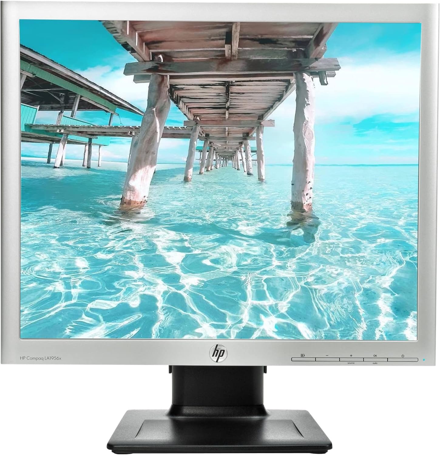 HP LA1956X LED-Backlit 19 Inch Anti-Glare (1280 x 1024) Monitor, | VGA Port, Display Port, DVI | 16.7 Million Colors, Viewing Angles: Horizontal: 170&deg; Vertical: 160&deg;, 5ms Respond Time (Renewed)
