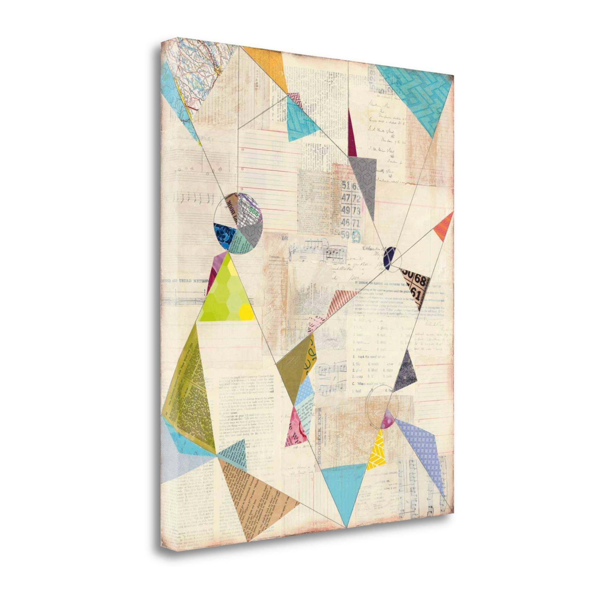 Tangletown Fine Art Geometric Background I by Courtney Prahl