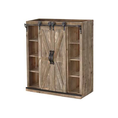 Elodia Solid Wood 2 - Door Accent Cabinet Rosalind Wheeler