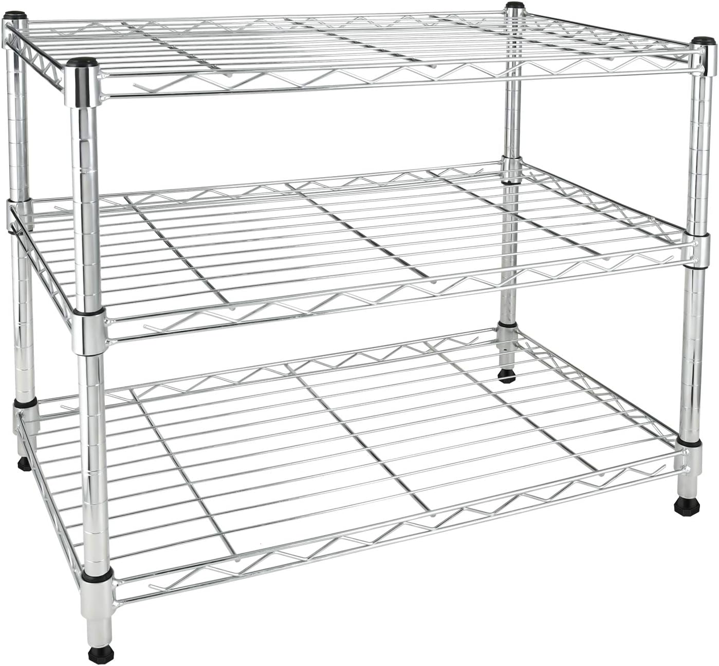 Simple Deluxe Heavy Duty 1-Shelf Shelving, Adjustable Storage Units, Steel Organizer Wire Rack, 30