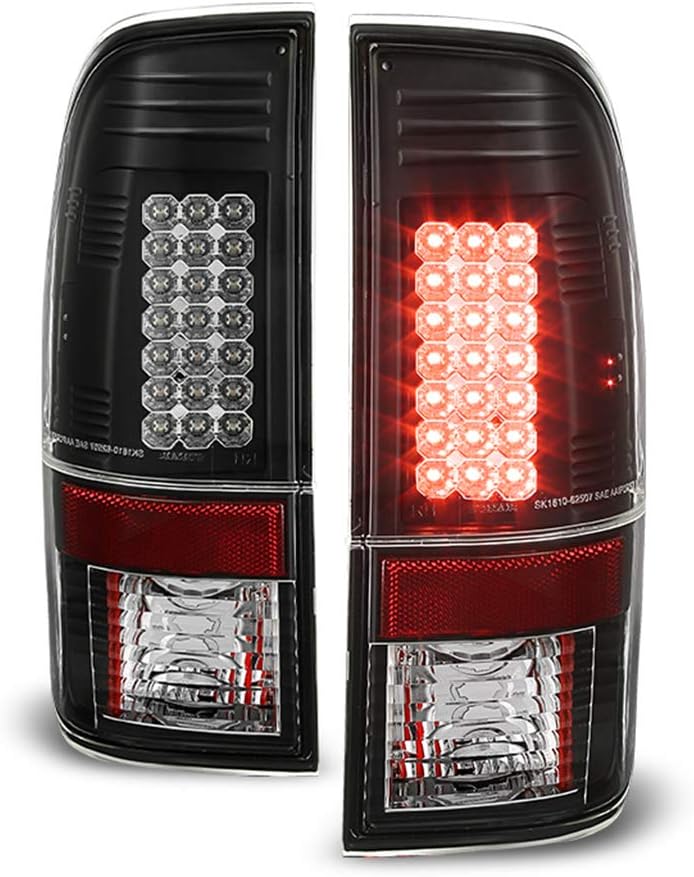 ACANII - For 2008-2016 Ford F250 F350 F450 SuperDuty Lumileds LED Tail Lights Lamps Taillights Taillamp Driver+Passenger