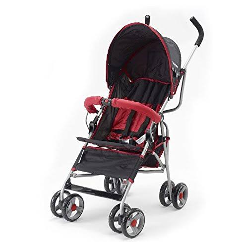 Big Oshi Lexington Stroller, Black u0026 Red