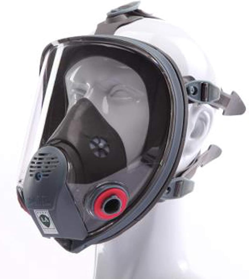 Full Face Respirator mask ,Gas Mask with Activated Carbon Air Filter, Protect Against Gas,Paint,Dust,Chemicals Pack of 2