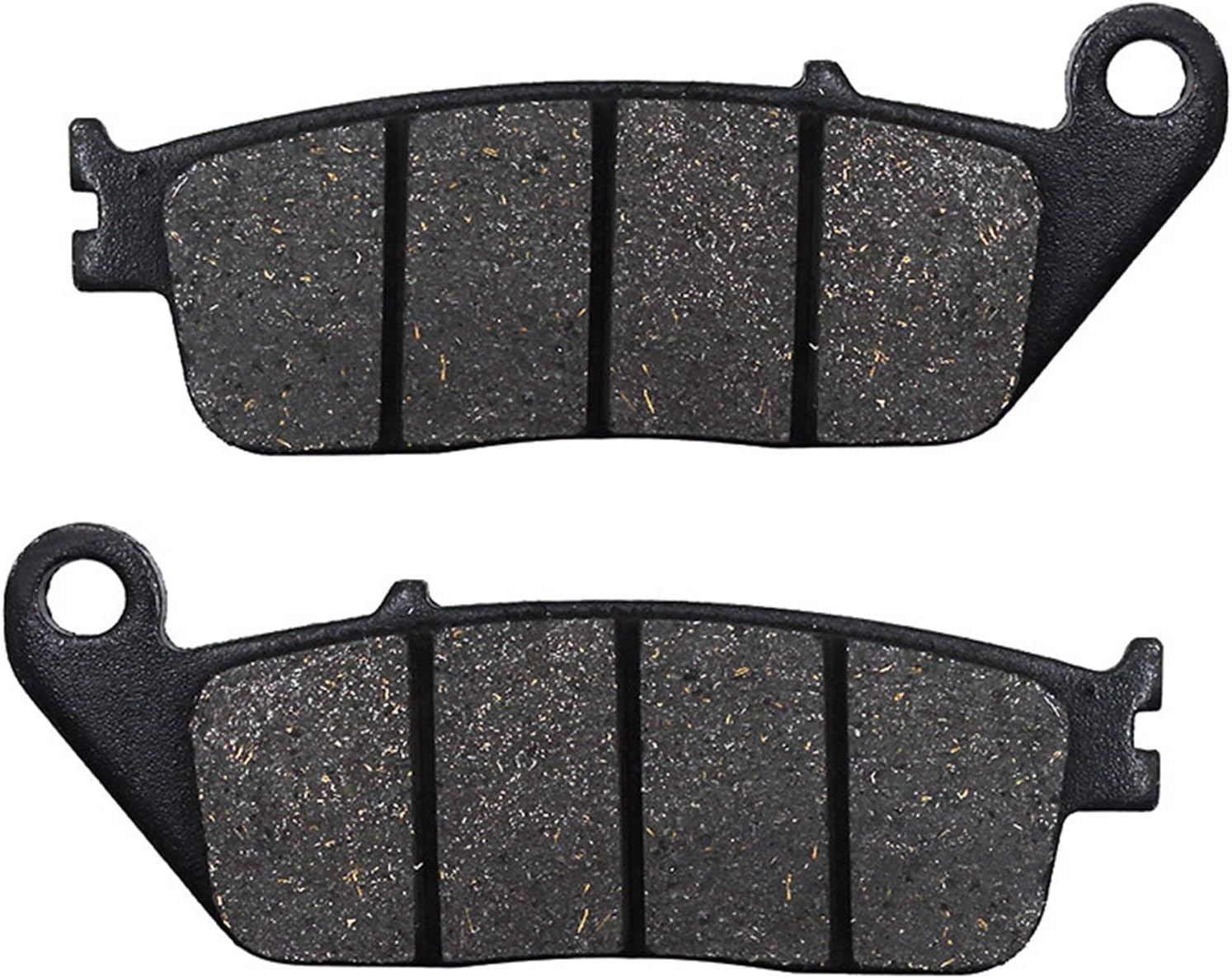 AHL Front and Rear Brake Pads Set for BUELL BLAST 2000-2007 / CBR250R CBR 250R (Non ABS Models) 2011-2014/CBR300R CBR 300R ( Non ABS Models) 2015-2016/CB500FA (ABS) 2013-2014 (Semi-metallic) Pack of 2