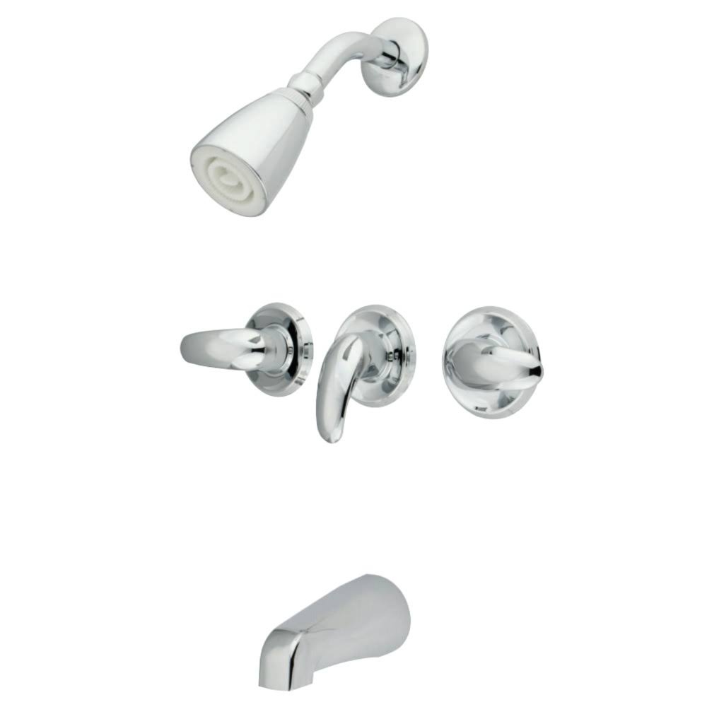 Kingston Brass KB6231LL Legacy Tub u0026 Shower Faucet, Polished Chrome