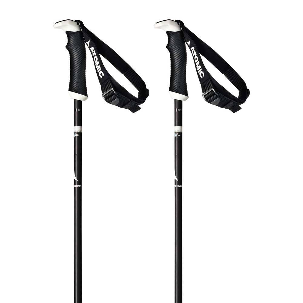 Atomic AMT Carbon SQS Ski Poles Black-White 135cm