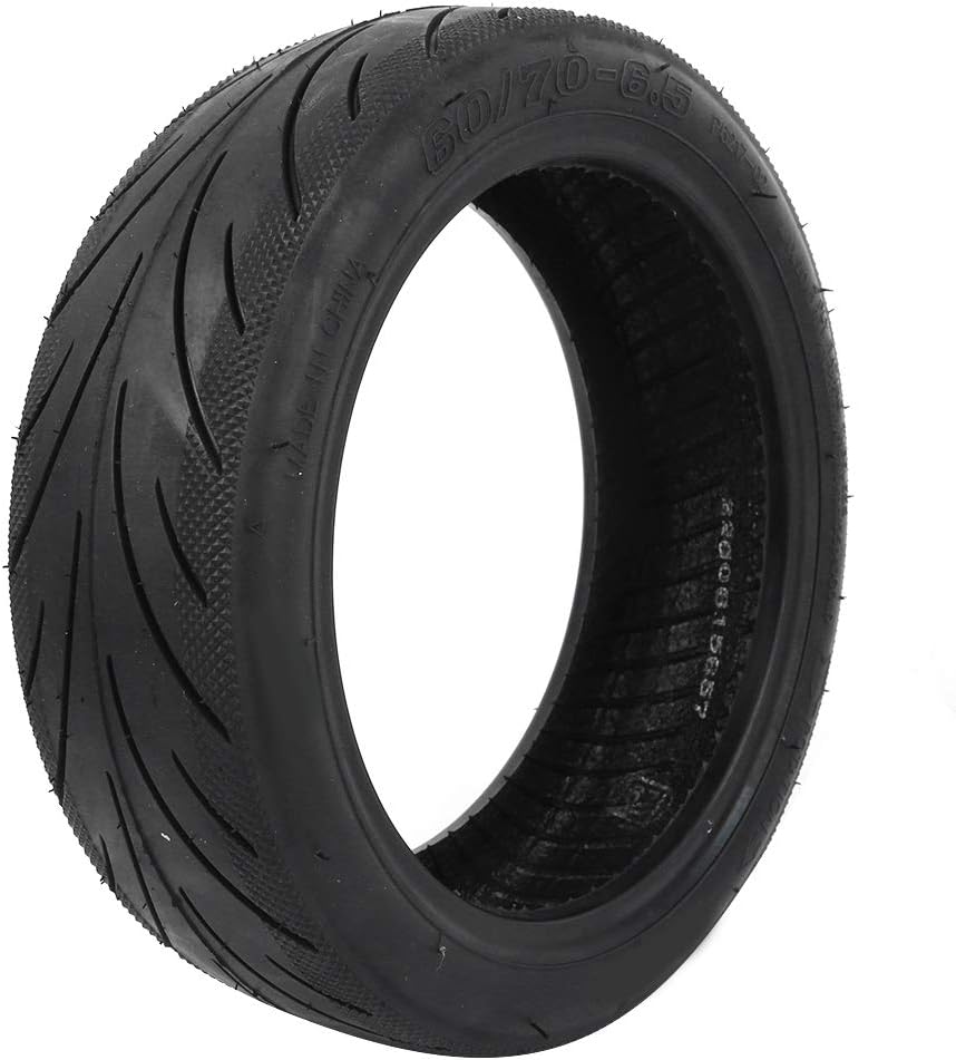 Keenso Electric Scooter Tires, Electric Scooter Outer Tire Solid Rubber Electric Scooter Vacuum Outer Tire Replacement for Scooter Max‑G30