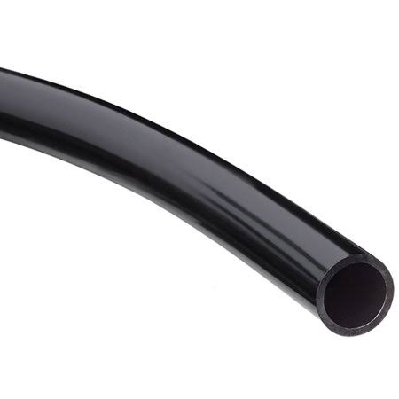 Soft Black Opaque UV-Resistant PVC Tubing for Air and Water - Inner Diameter 1 inch - Outer Diameter 1-1/4 inch - 25 ft