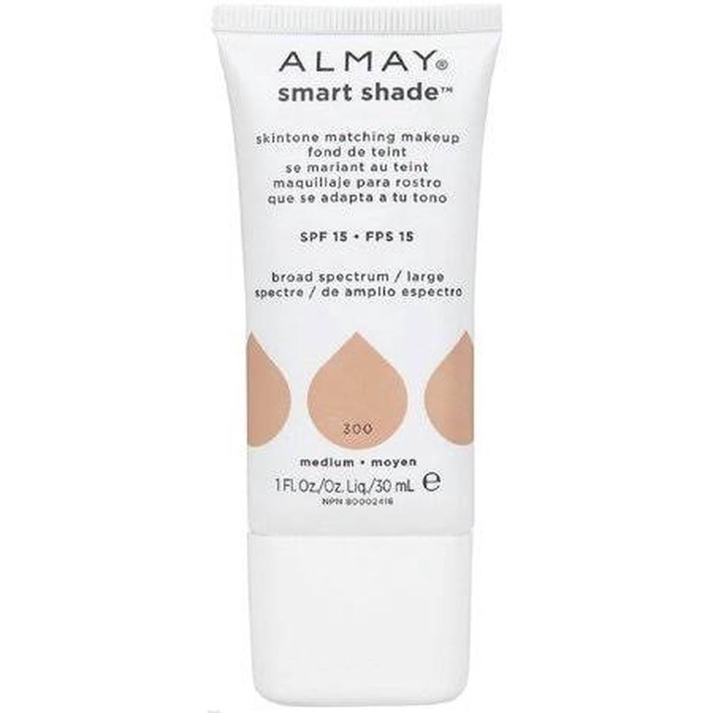 Almay Smart Shade Skin Tone Matching Makeup, Medium [300] 1 oz (Pack of 4)