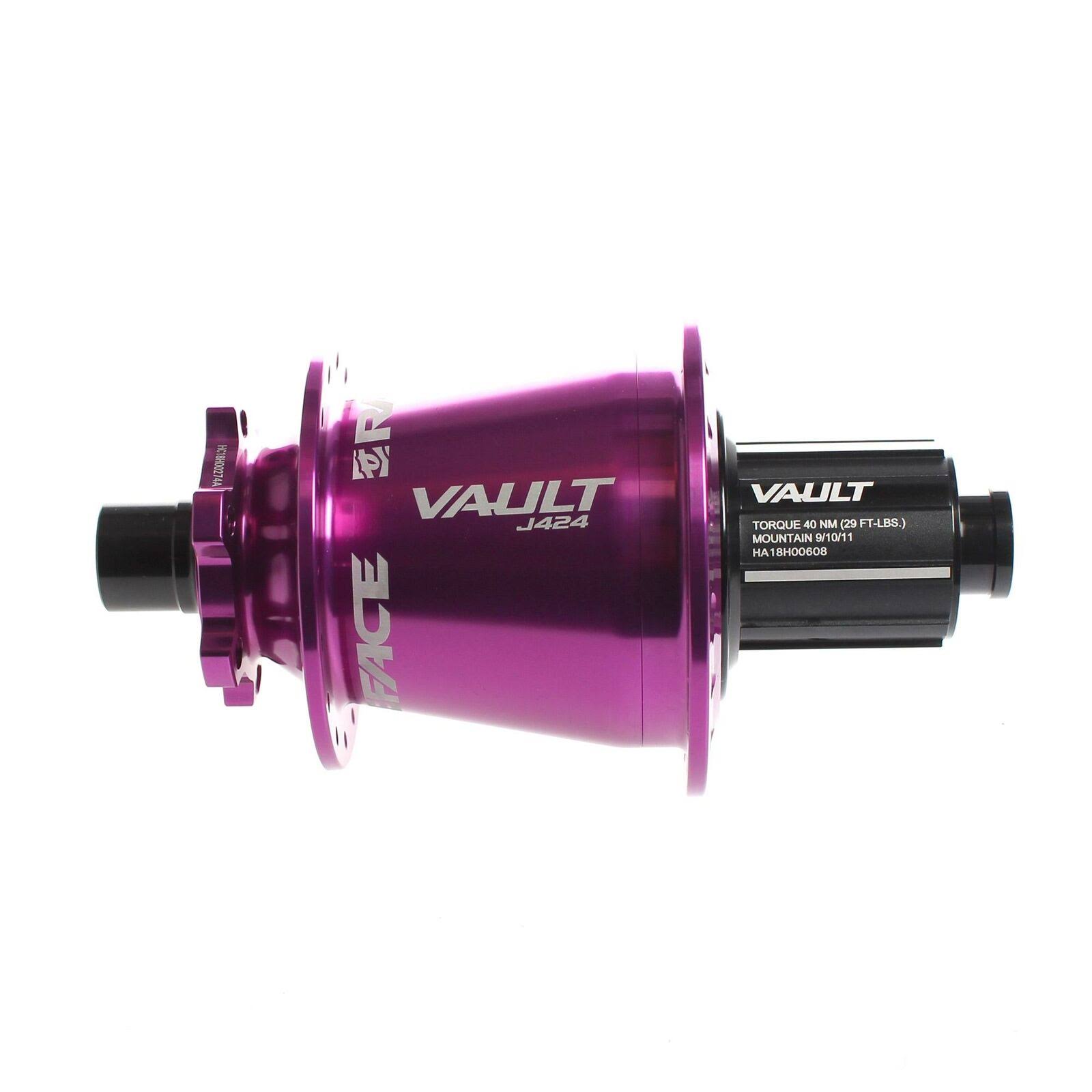 Race Face Purple Vault J Bend Front MTB Hub