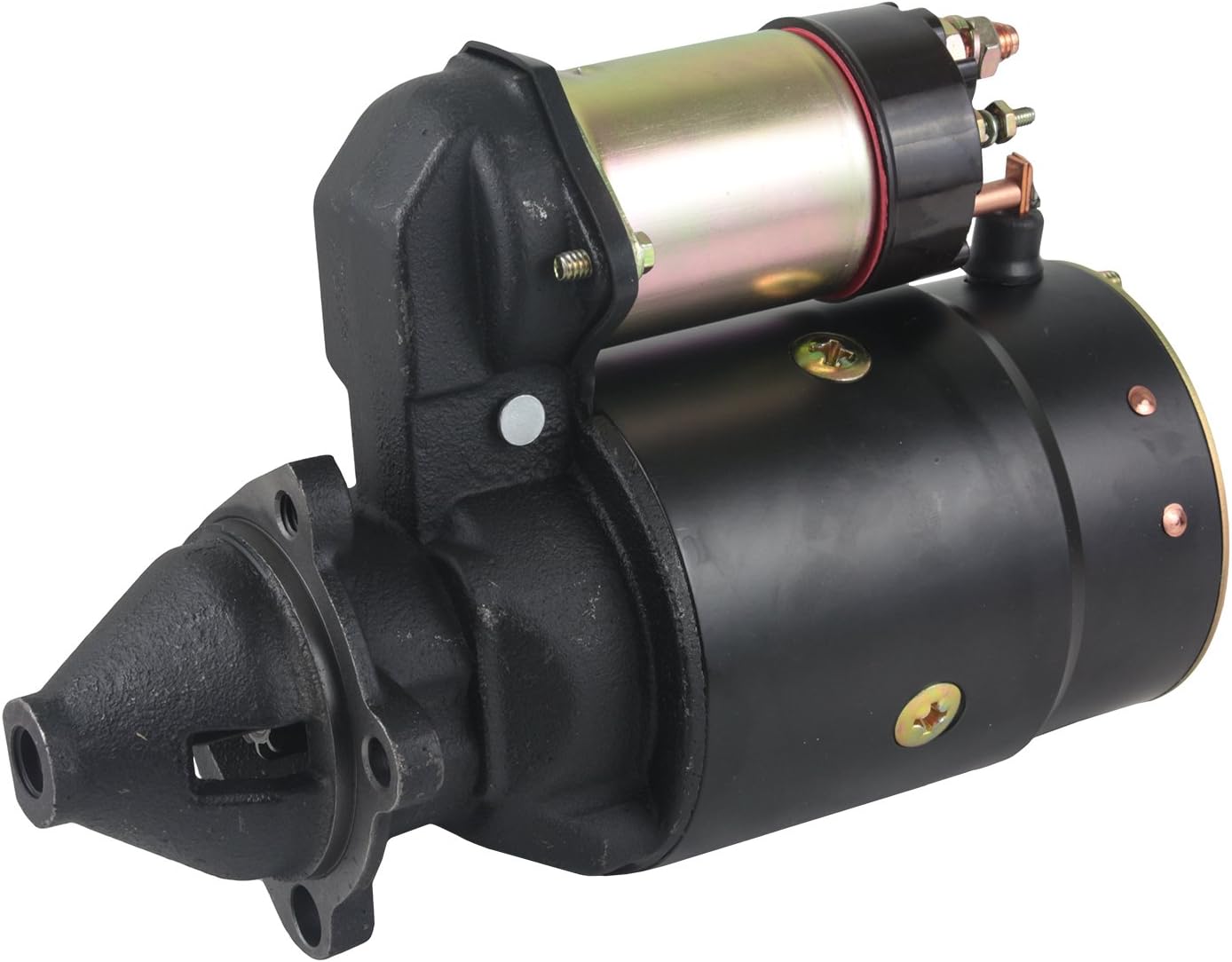 Rareelectrical NEW 12V CW STARTER COMPATIBLE WITH MASSEY FERGUSON COMBINE MF-410 TRACTOR MF-510 1107233