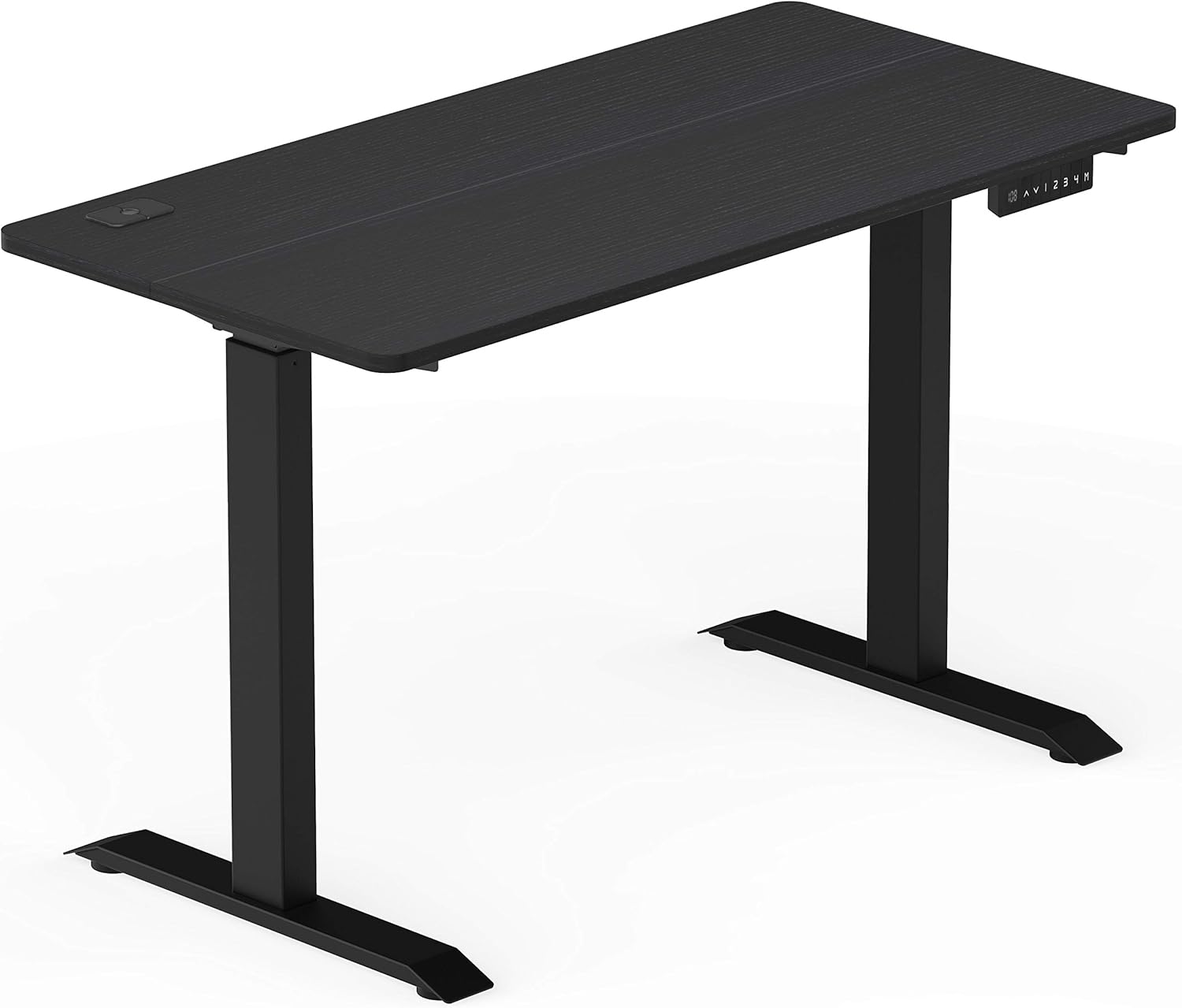 SHW Memory Preset Electric Height Adjustable Standing Desk, 40 x 24 Inches, Black