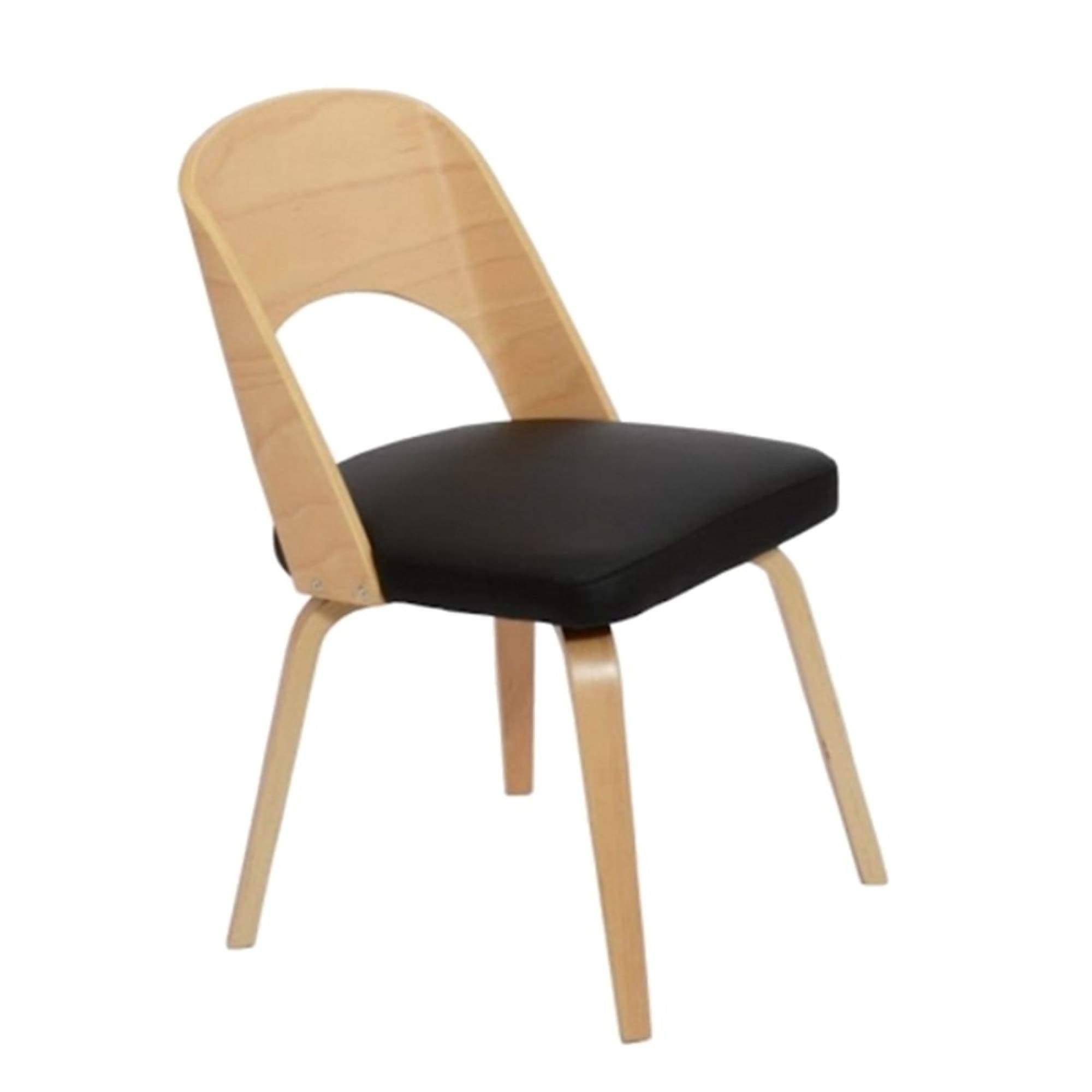 Fine Mod Imports Bendino Dining Chair - Black