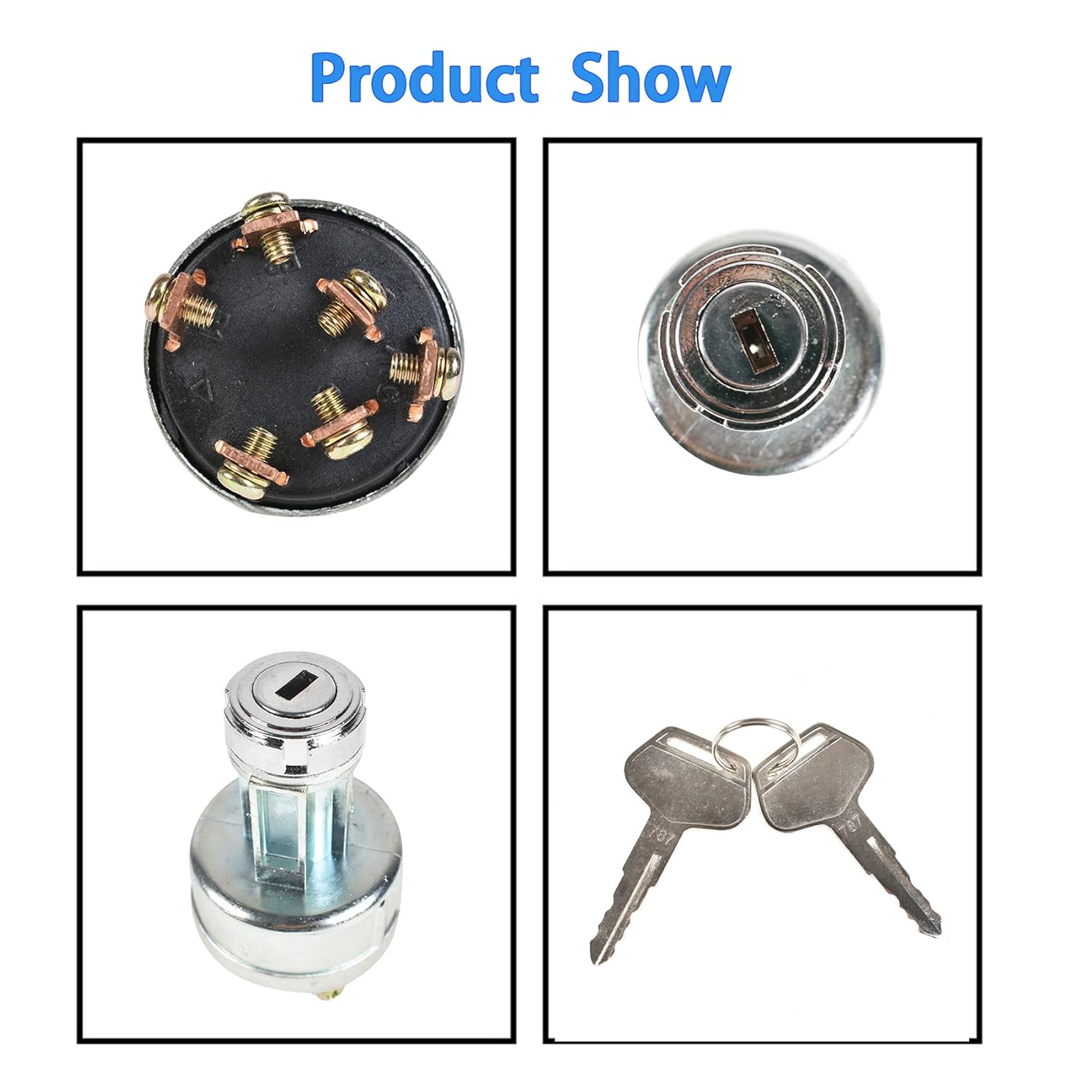 Tractor Ignition Starter Switch Fit for Kubota Iseki Yanmar John Deere 08086-10000