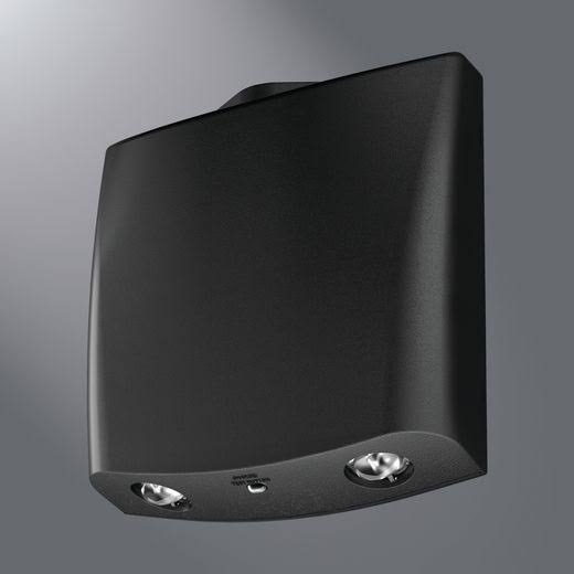 Cooper Lighting Sure-Lites LED Emergency Light, Fixed Optic, SD, NiCad Battery, 29' Coverage, Wet Location - Black