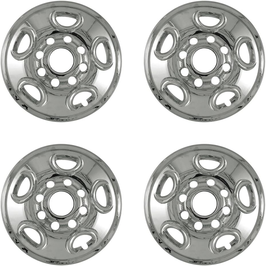 Wheel Skin for 2002-2006 Chevrolet Avalanche (Pack of 4) Wheel Covers - 16 inch Chrome Impostors