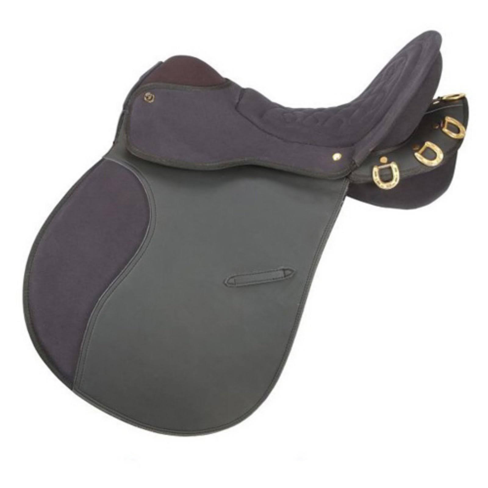 EquiRoyal Pro Am Trail Saddle, Black