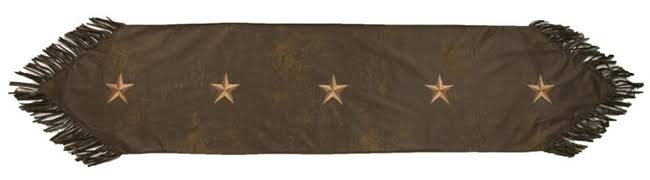 Black Forest Decor Laredo Chocolate Table Runner