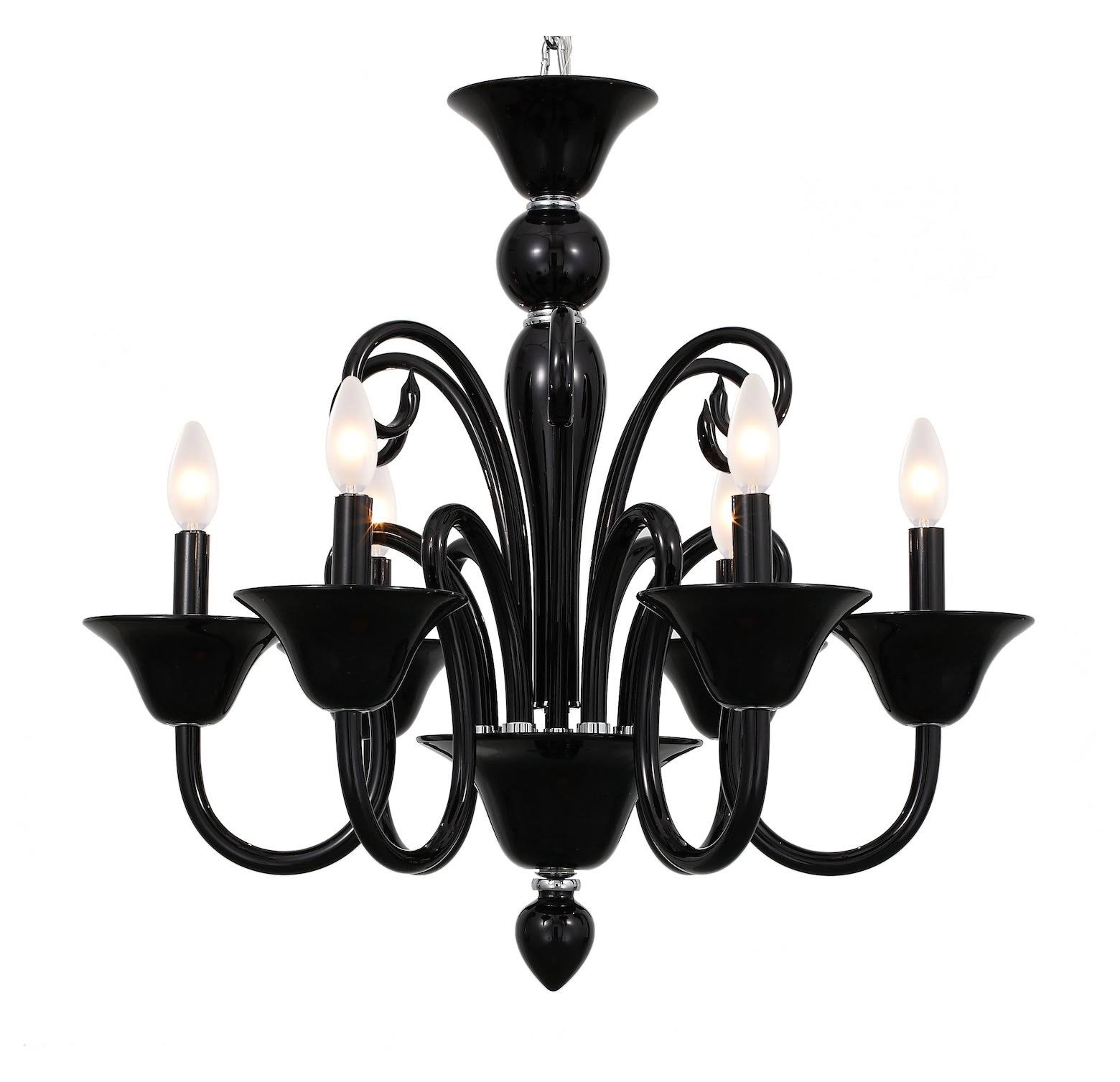 Elight Design Ed04606bk Chandelier, Black