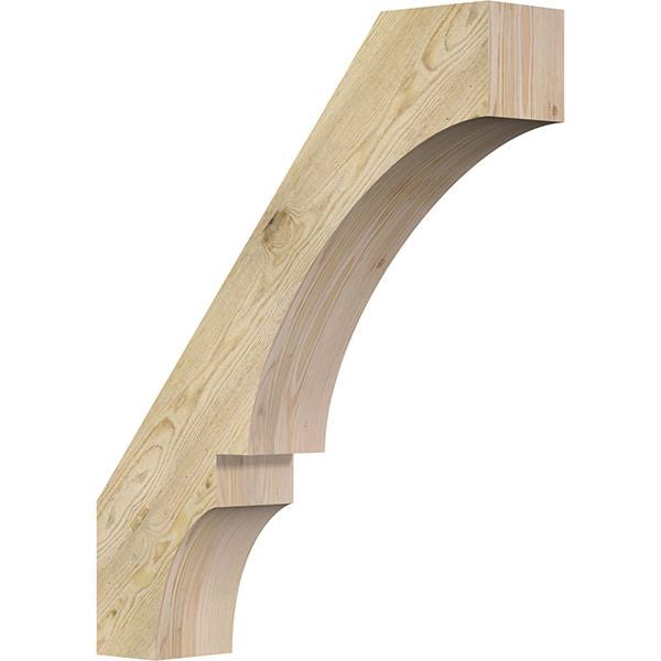 6x22W x 28x22D x 34x22H Balboa Rough Sawn Brace, Douglas Fir