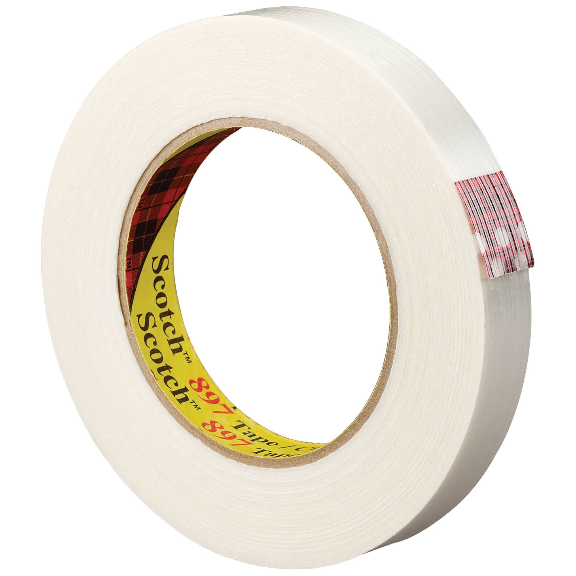 2x22 x 60 yds. (6 Pack) 3M 897 Strapping Tape